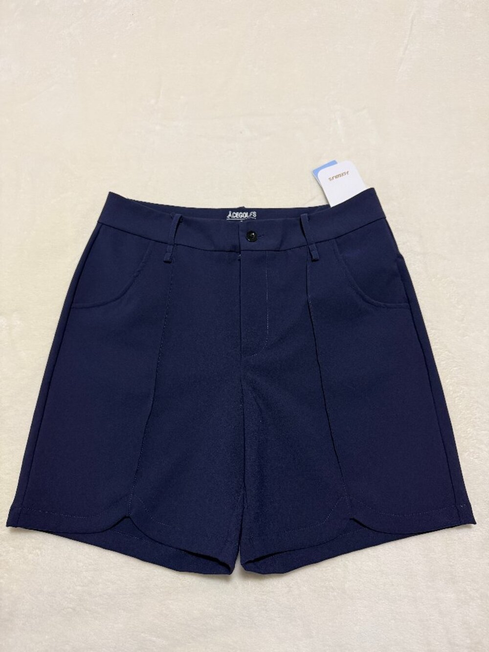 Acegolfs Navy Performance Golf Shorts UPF 50+ Moisture Wicking Size Small NWT